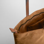 Bolso shopper marrón asas largas PICCOLA PIU