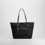 Shopper efecto ante negro Piccola Piu