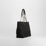 Shopper efecto ante negro Piccola Piu