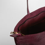 Bolso shopper antelina rojo PICCOLA PIU