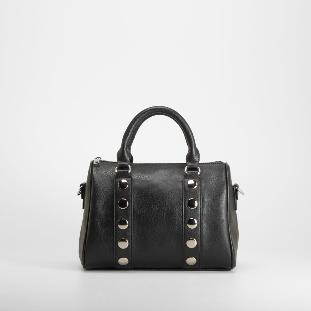 Bolso elegante asas doble negro PICCOLA PIU