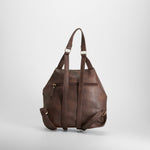Bolso backpack marrón bordado floral SENDA ROAD