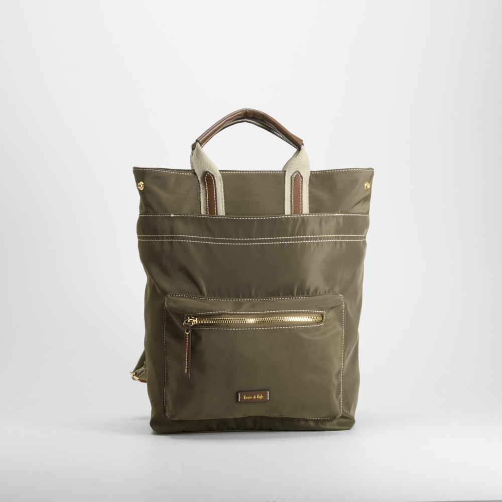 Mochila para portátil verde SENDA ROAD
