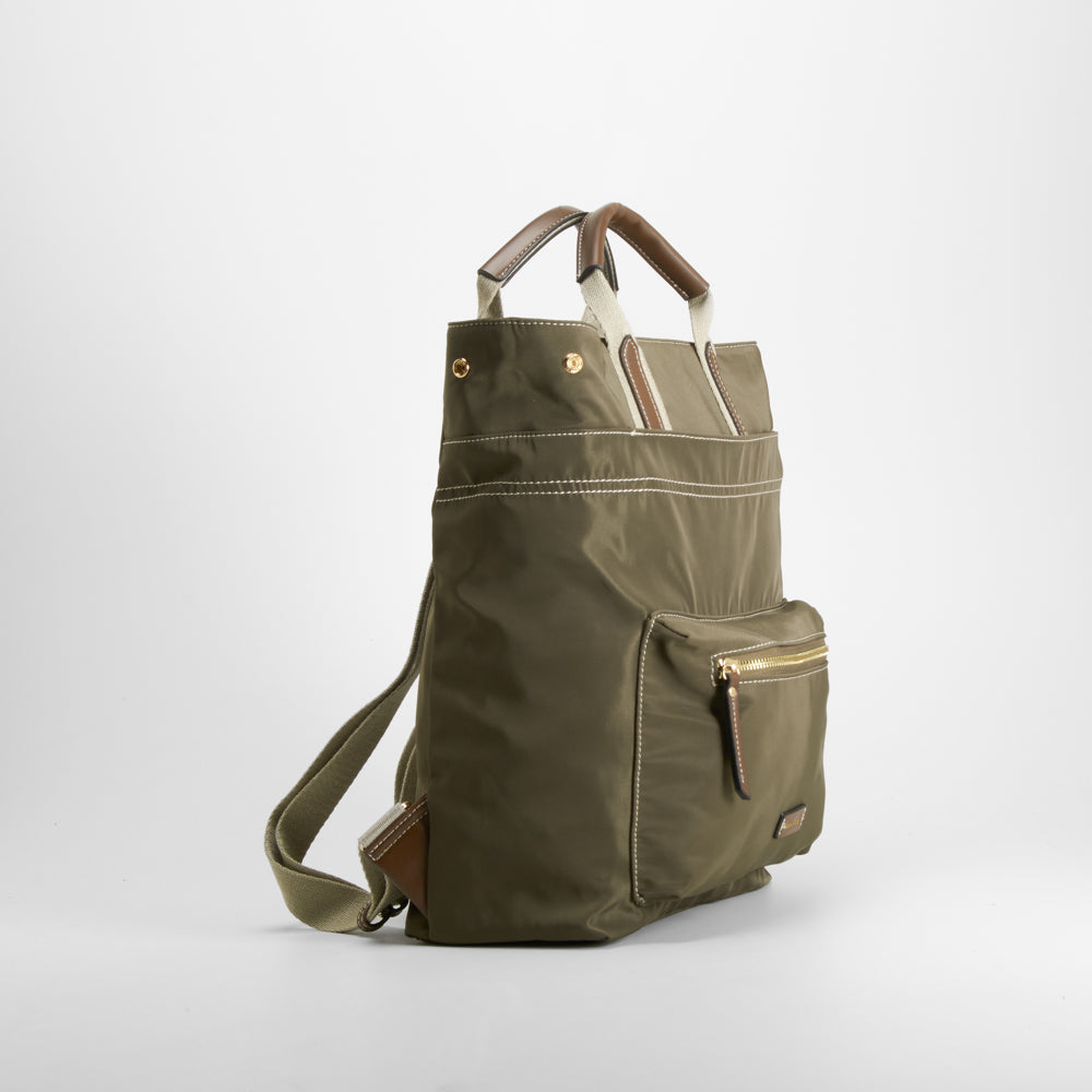 Mochila para portátil verde SENDA ROAD