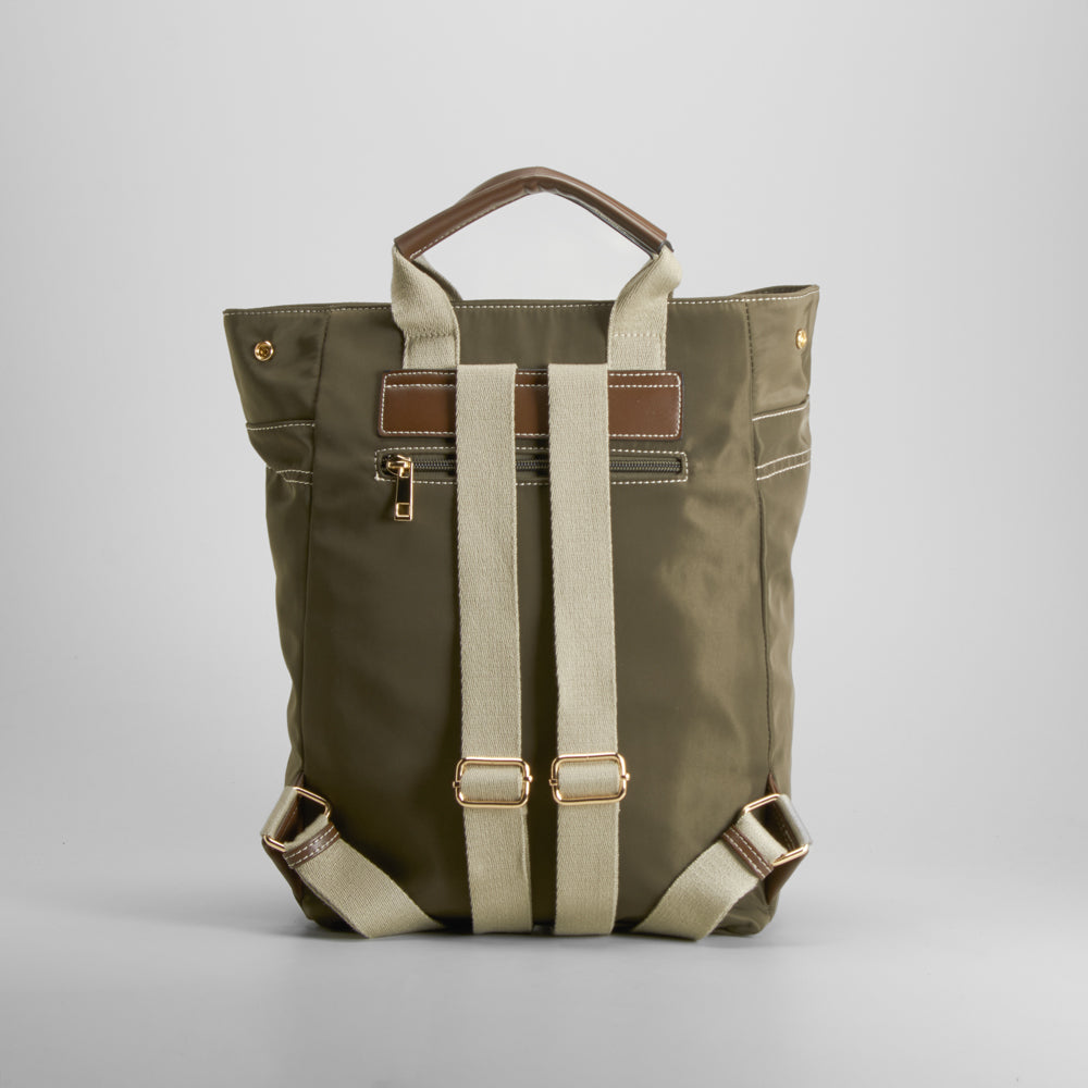 Mochila para portátil verde SENDA ROAD