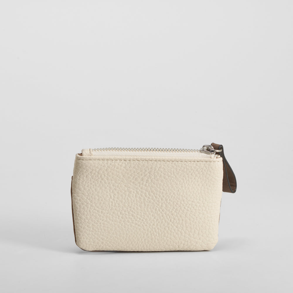 Monedero bicolor beige PICCOLA PIU