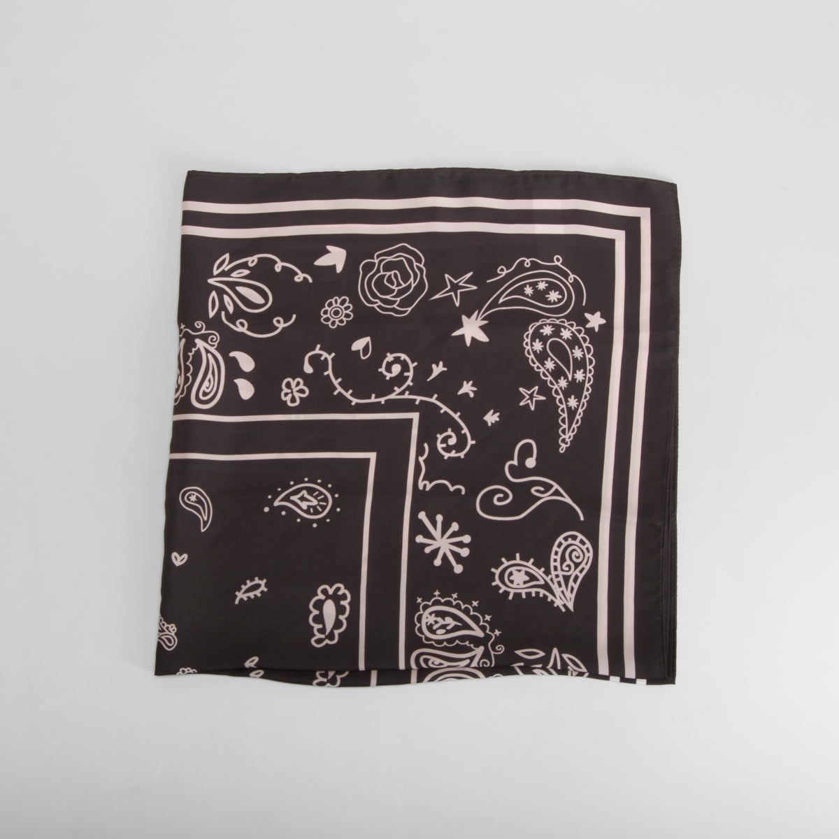 Pañuelo estampado marrón MERKAL