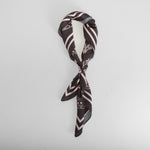 Pañuelo estampado marrón MERKAL