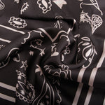 Pañuelo estampado marrón MERKAL