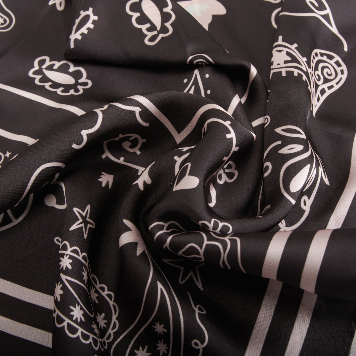 Pañuelo estampado marrón MERKAL