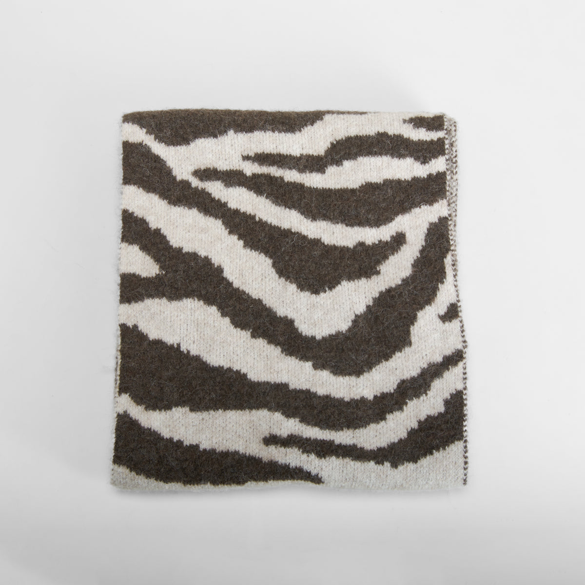 Bufanda animal print marrón MERKAL
