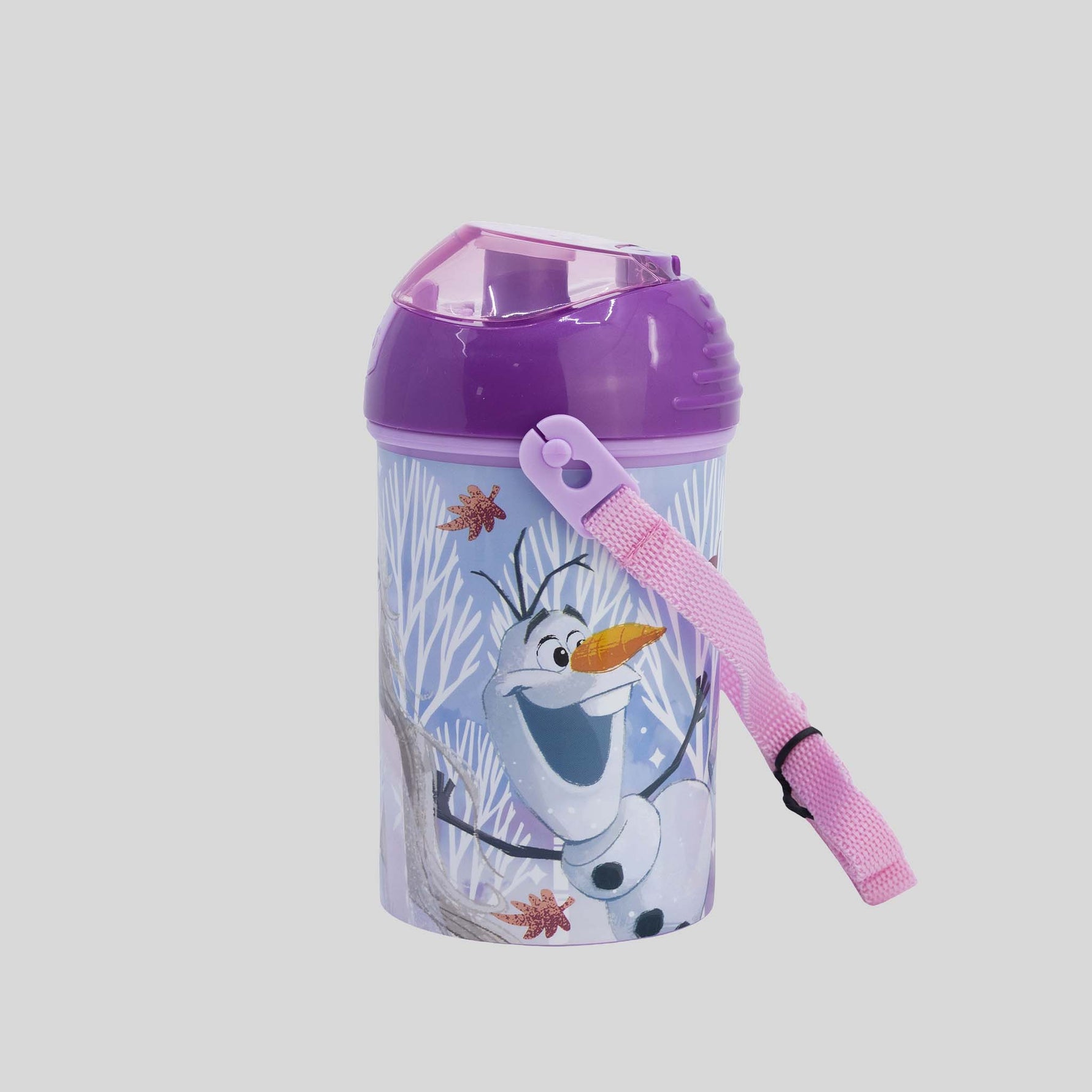 Cantimplora con correa morada FROZEN