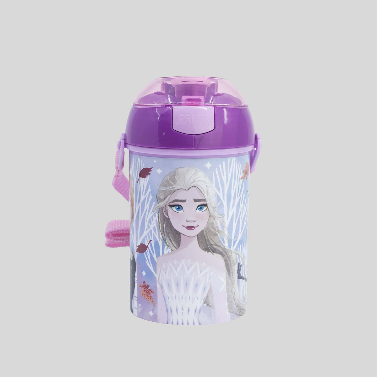 Cantimplora con correa morada FROZEN