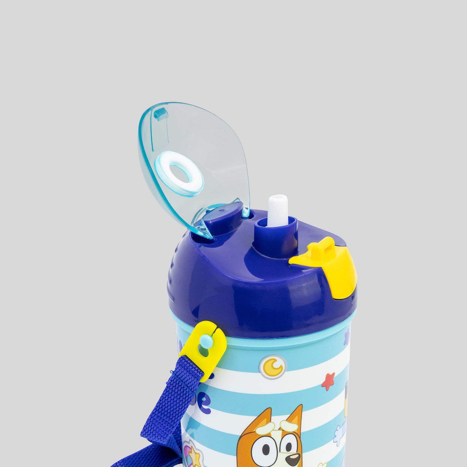 Cantimplora con correa ajustable azul BLUEY