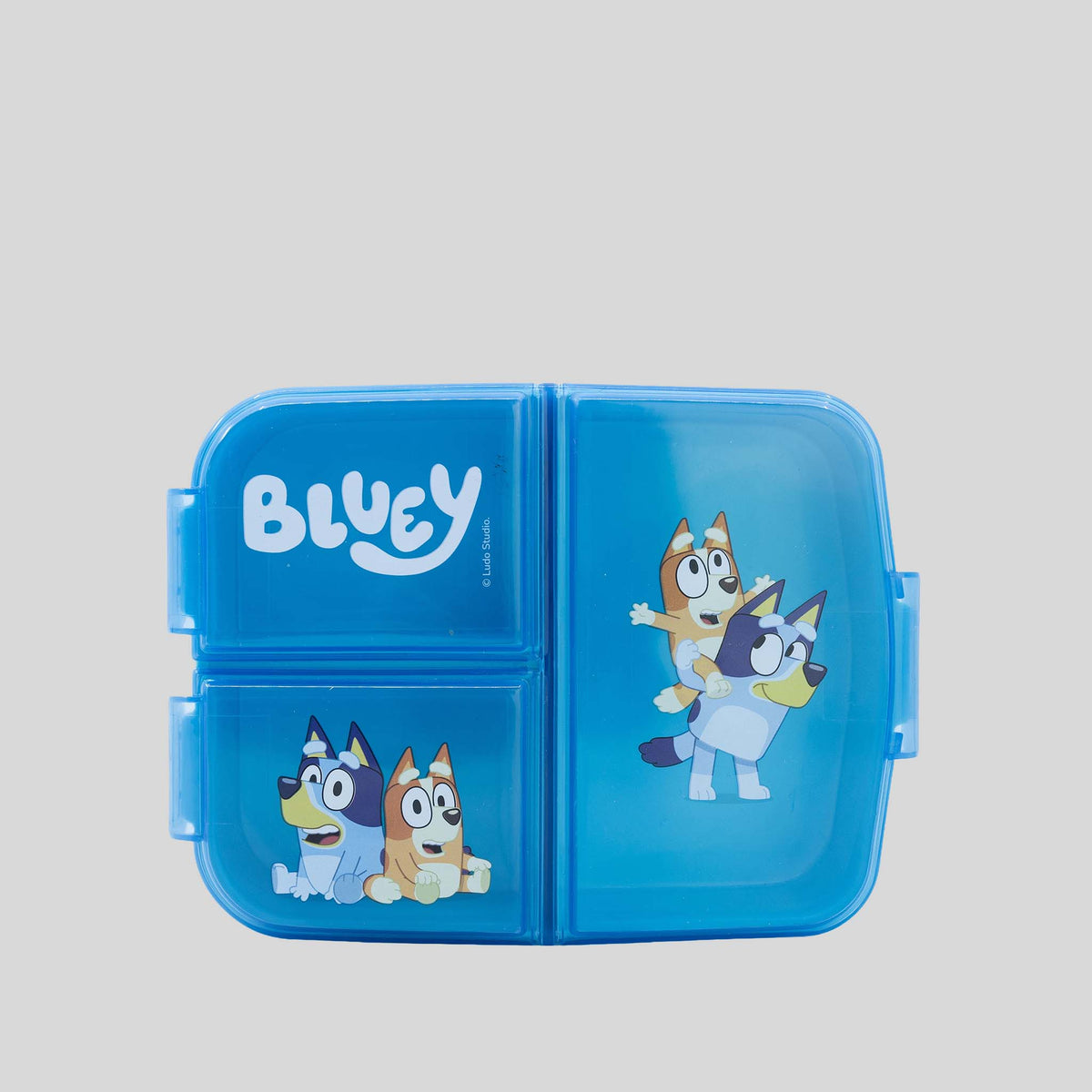 Sandwichera con diseño animado azul BLUEY