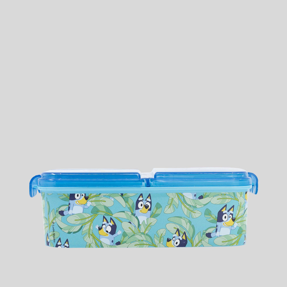 Sandwichera con diseño animado azul BLUEY