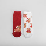 Calcetines largos ositos rojo MERKAL