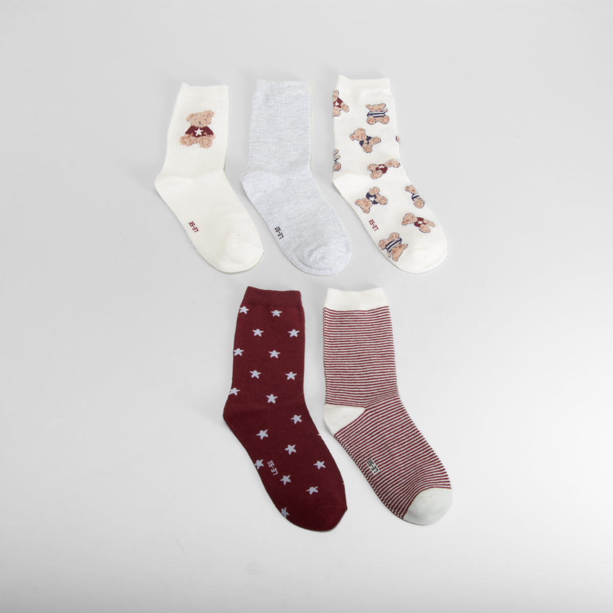Pack 5 calcetines osos multicolor MERKAL