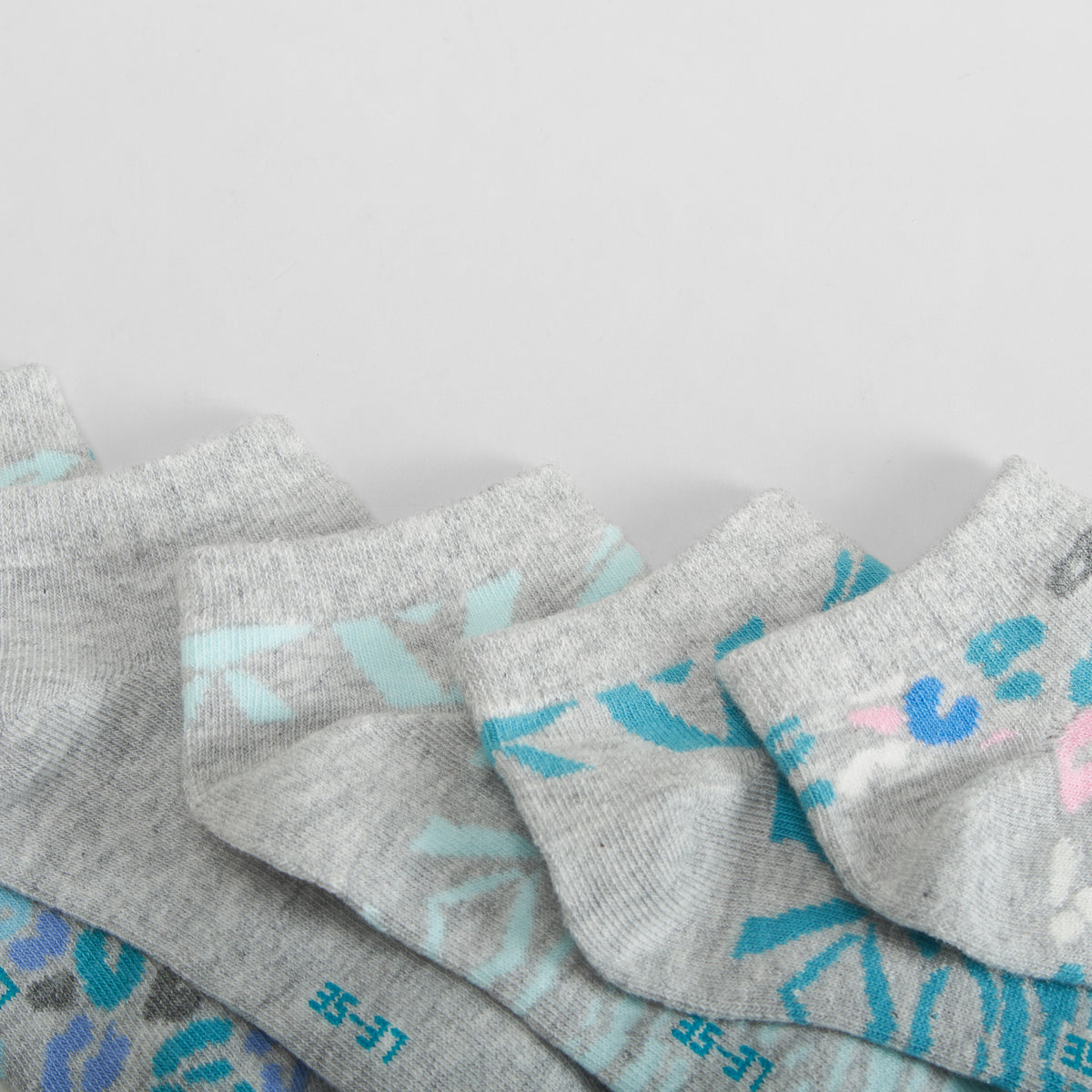 Pack 5 calcetines animal print azul MERKAL