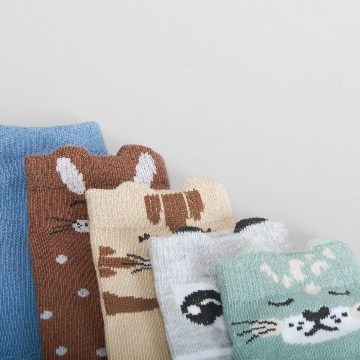 Pack 5 calcetines tobilleros animales MERKAL