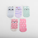 Pack 5 calcetines invisibles animales MERKAL