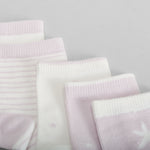 Pack 5 calcetines tobilleros morado MERKAL