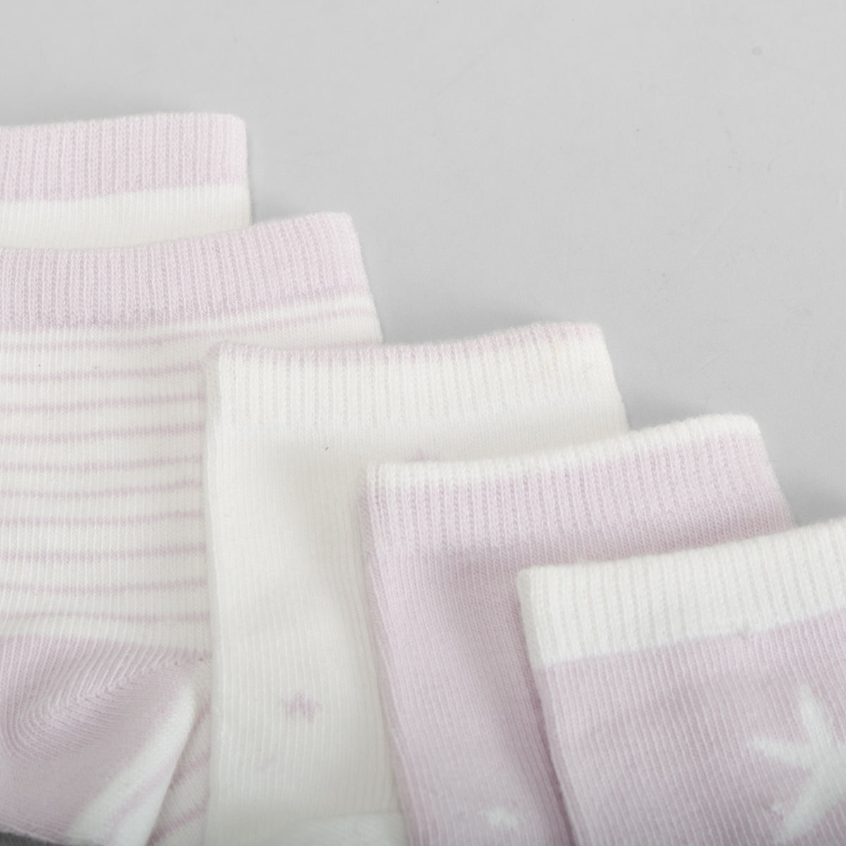 Pack 5 calcetines tobilleros morado MERKAL
