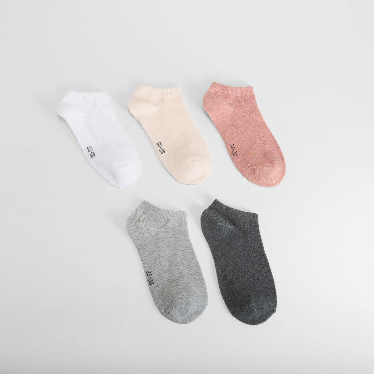 Pack 10 calcetines tobilleros multicolor MERKAL