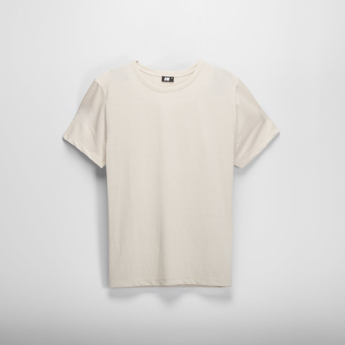 Camiseta sport manga corta beige UTWO