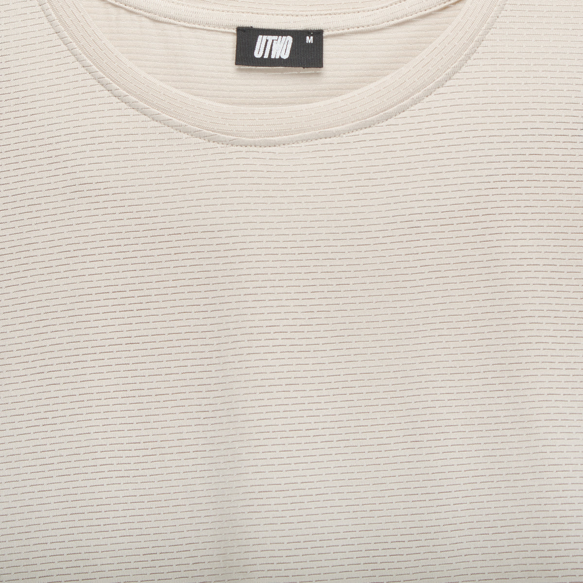 Camiseta sport manga corta beige UTWO