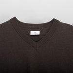 Jersey cuello pico marrón PICCOLA PIU