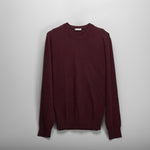 Jersey cuello redondo granate PICCOLA PIU