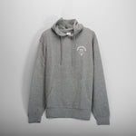 Sudadera capucha bolsillo gris NYC