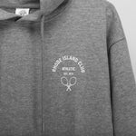 Sudadera capucha bolsillo gris NYC