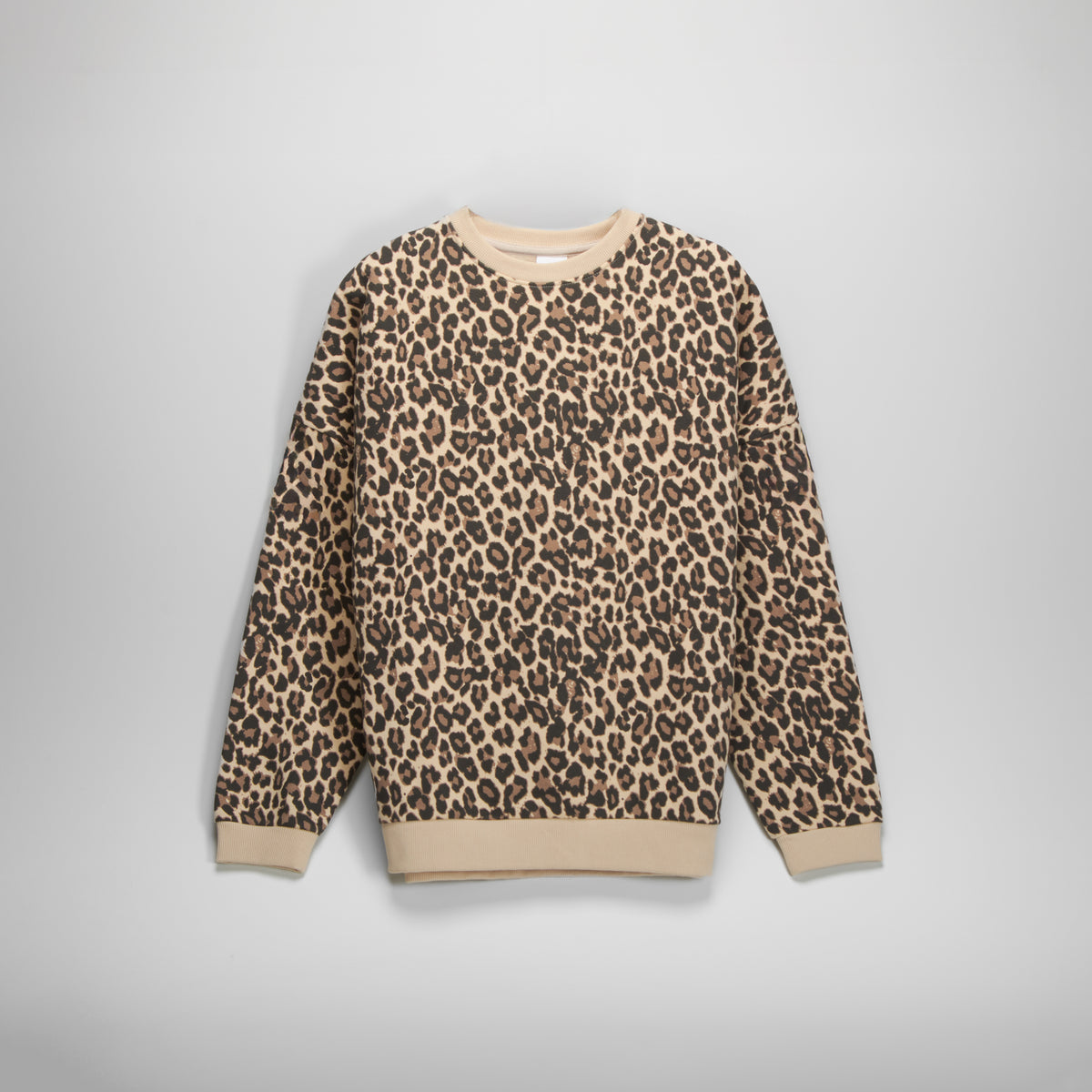 Sudadera estampado leopardo multicolor NYC