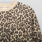 Sudadera estampado leopardo multicolor NYC