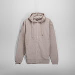 Sudadera capucha y cremallara marrón UTWO