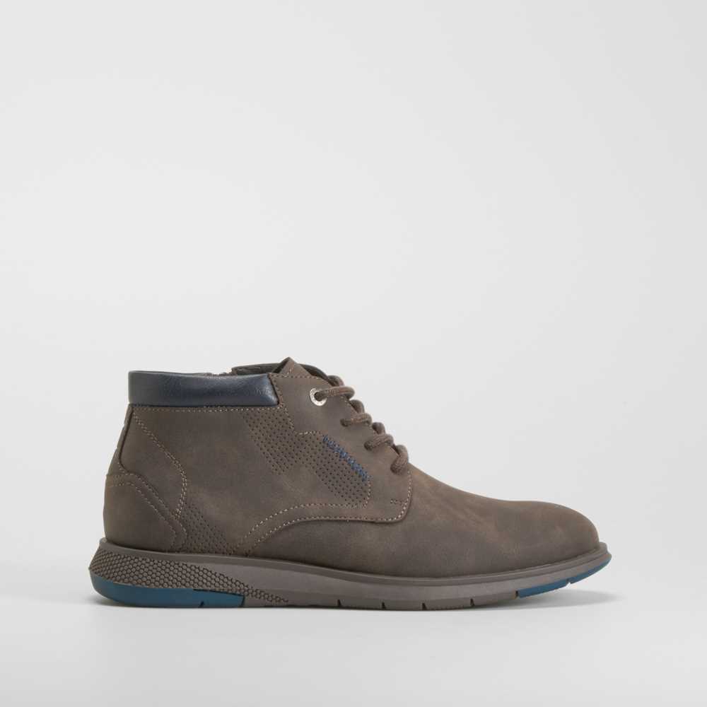 Botín plano Hexaflex teselar marrón COMFEET - Talla: 44