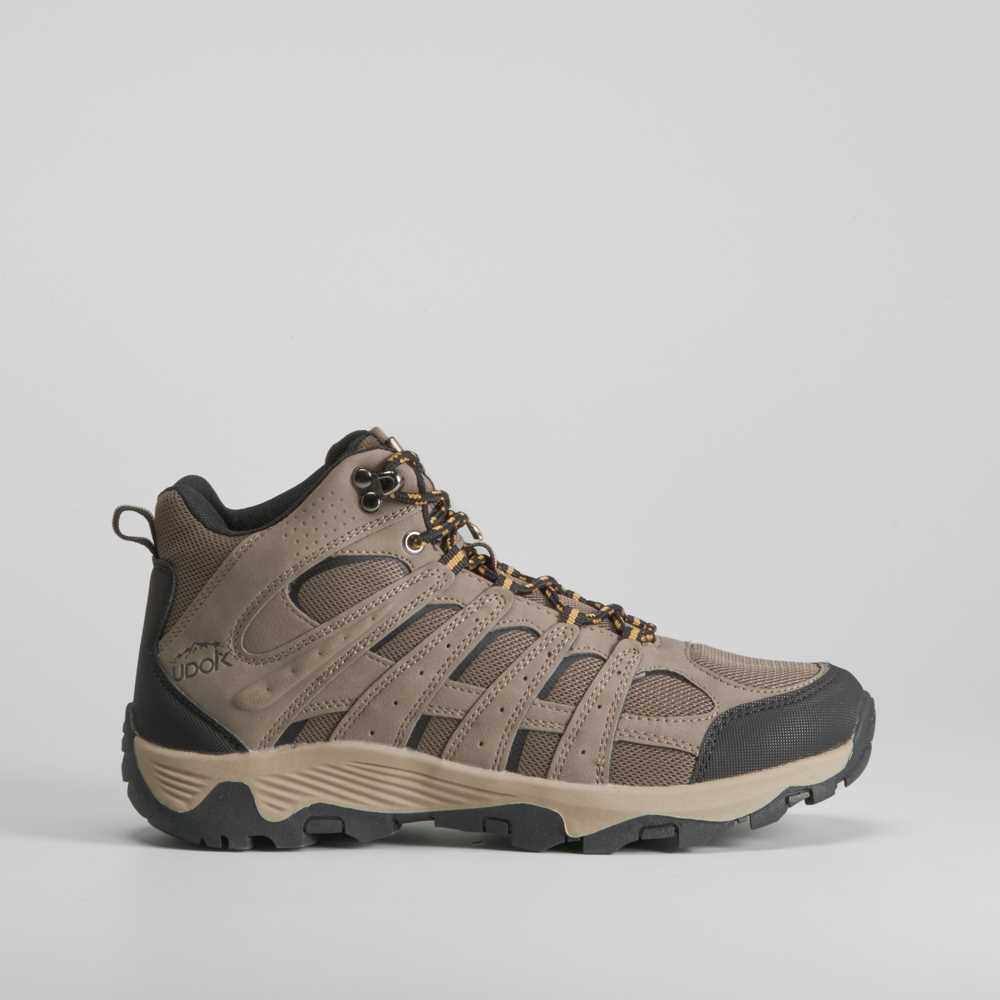 Bota de trekking malla taupe UDOK - Talla: 45