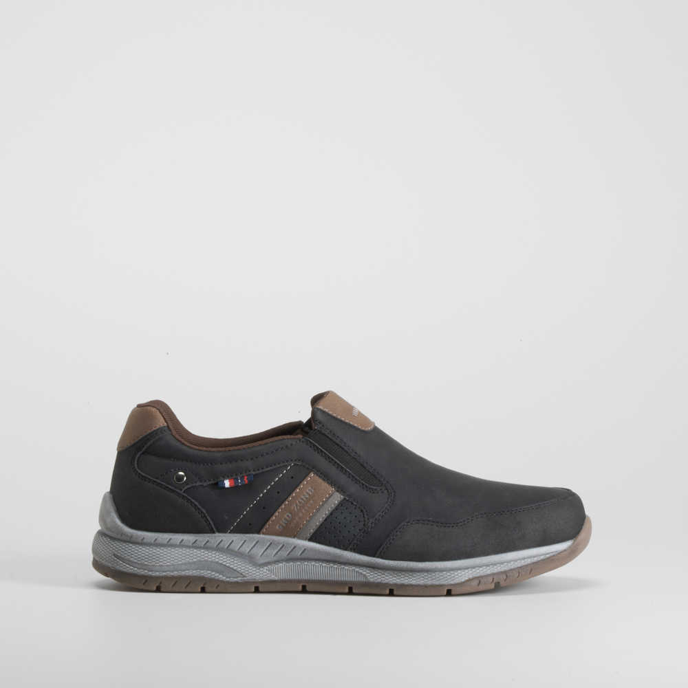 Deportiva casual slip on negra SENDA ROAD - Talla: 43