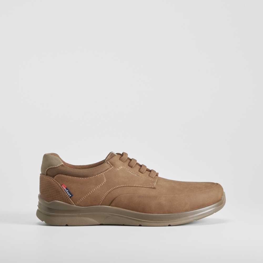 Deportiva casual elásticos marrón COMFEET - Talla: 46