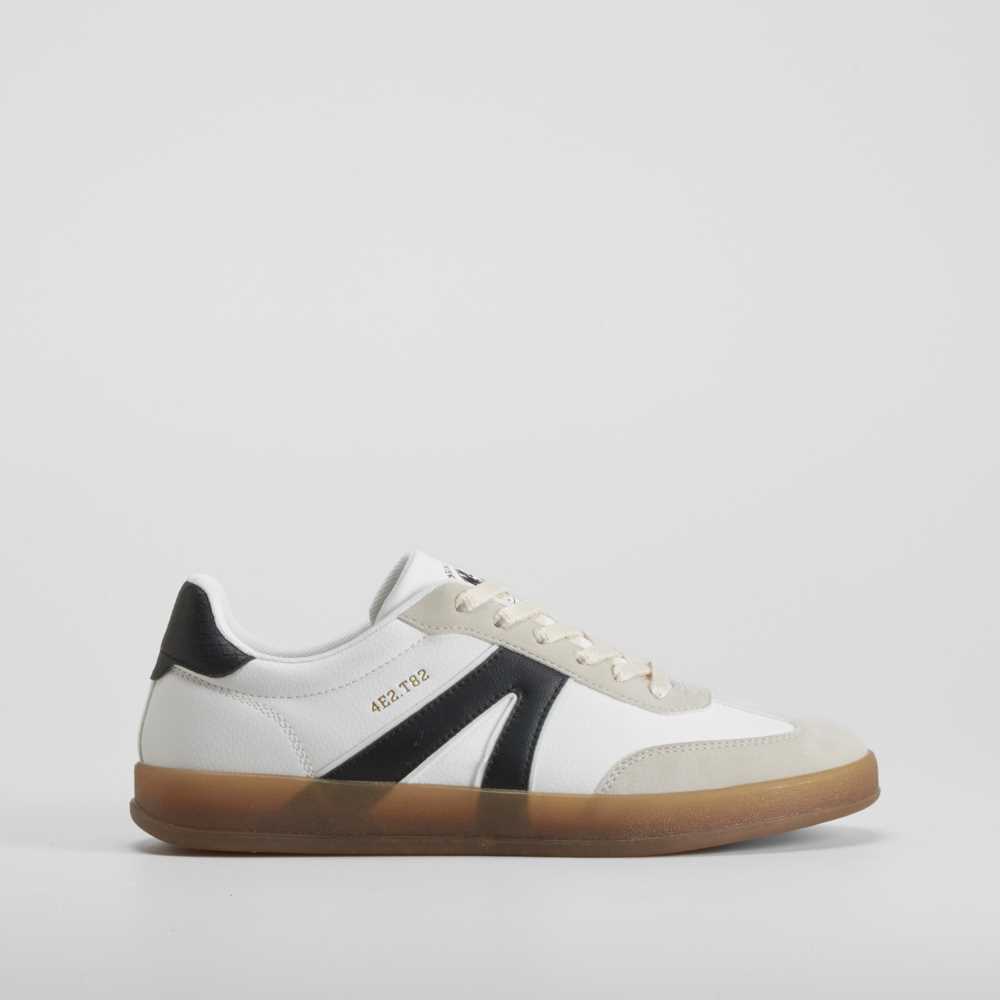 Deportiva urbana blanca y negra NYC - Talla: 45