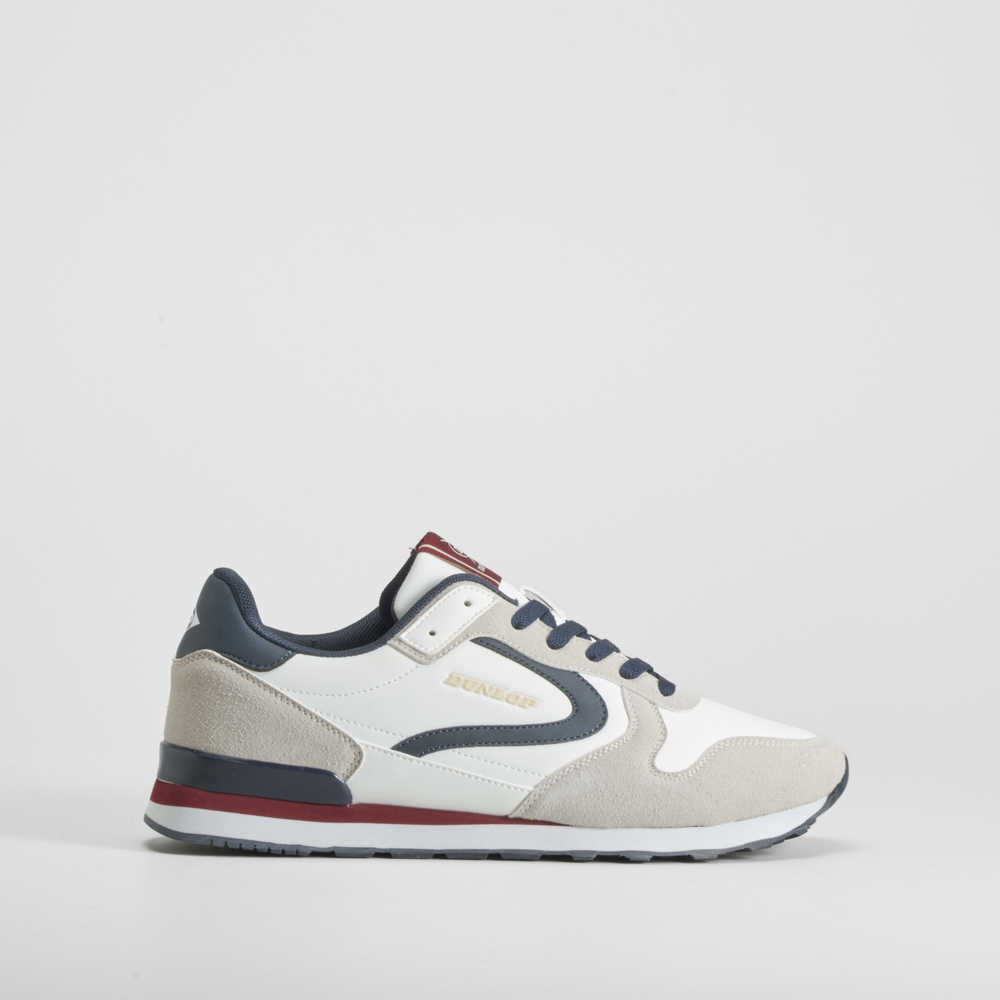 Deportiva retro casual blanca DUNLOP - Talla: 45