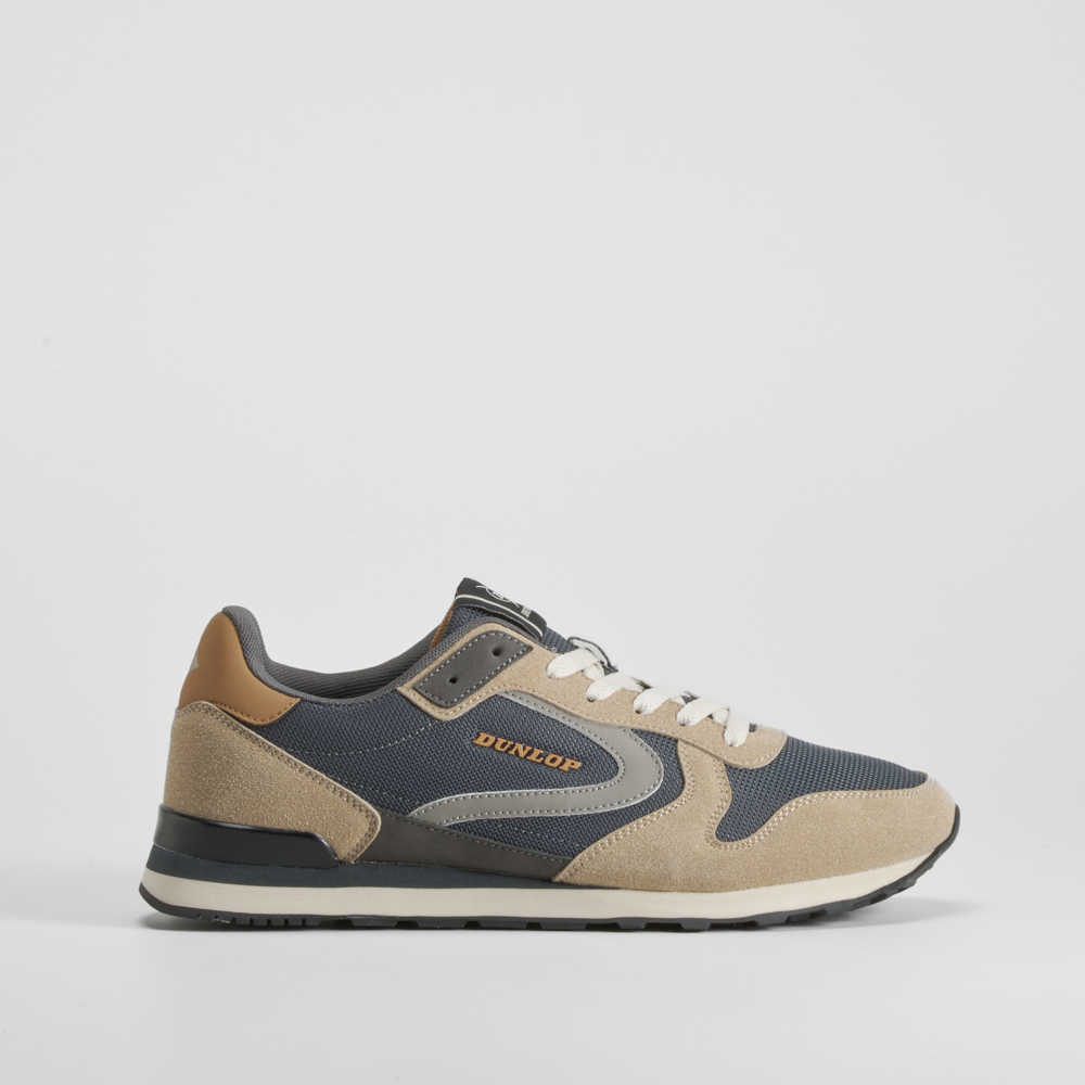 Deportiva retro casual taupe DUNLOP - Talla: 45