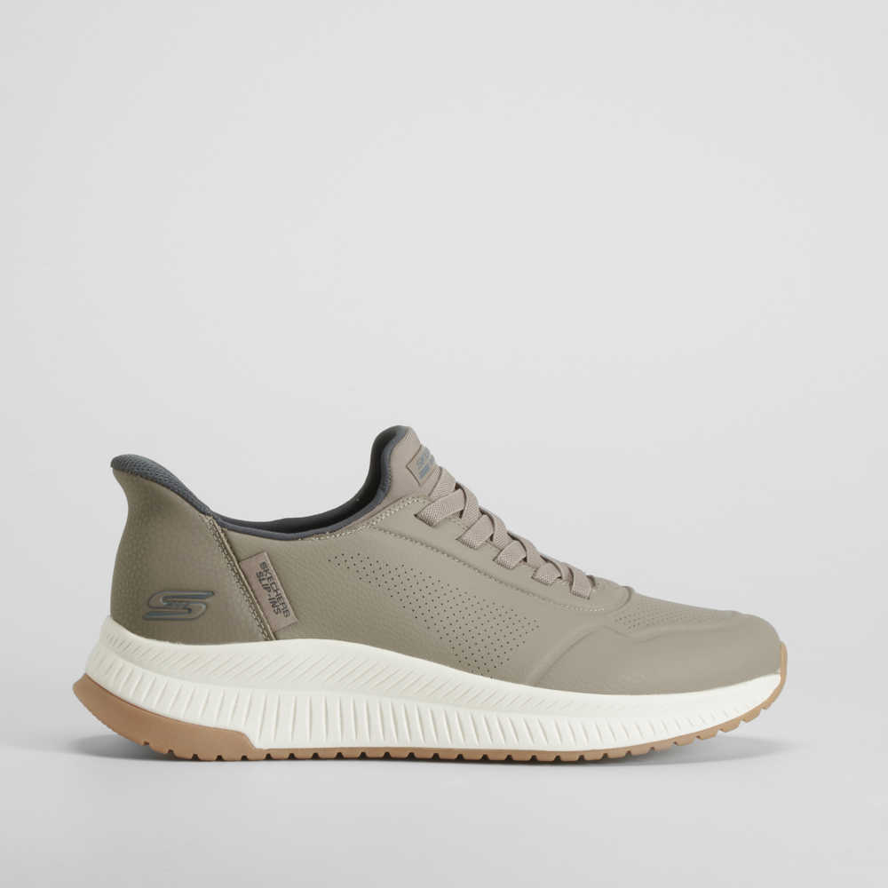 Deportiva slip-ins taupe SKECHERS - Talla: 42
