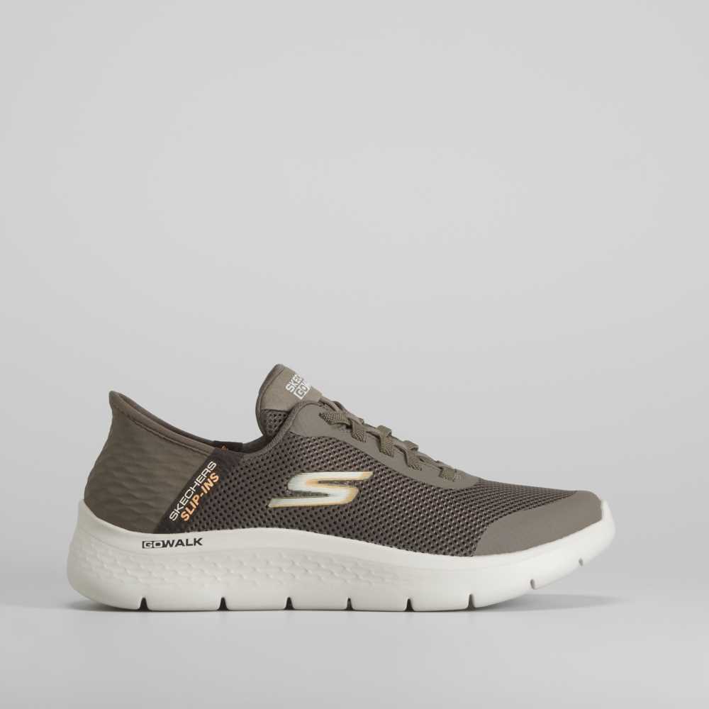 Deportivo Slip Ins Go Walk Flex marrón SKECHERS - Talla: 45