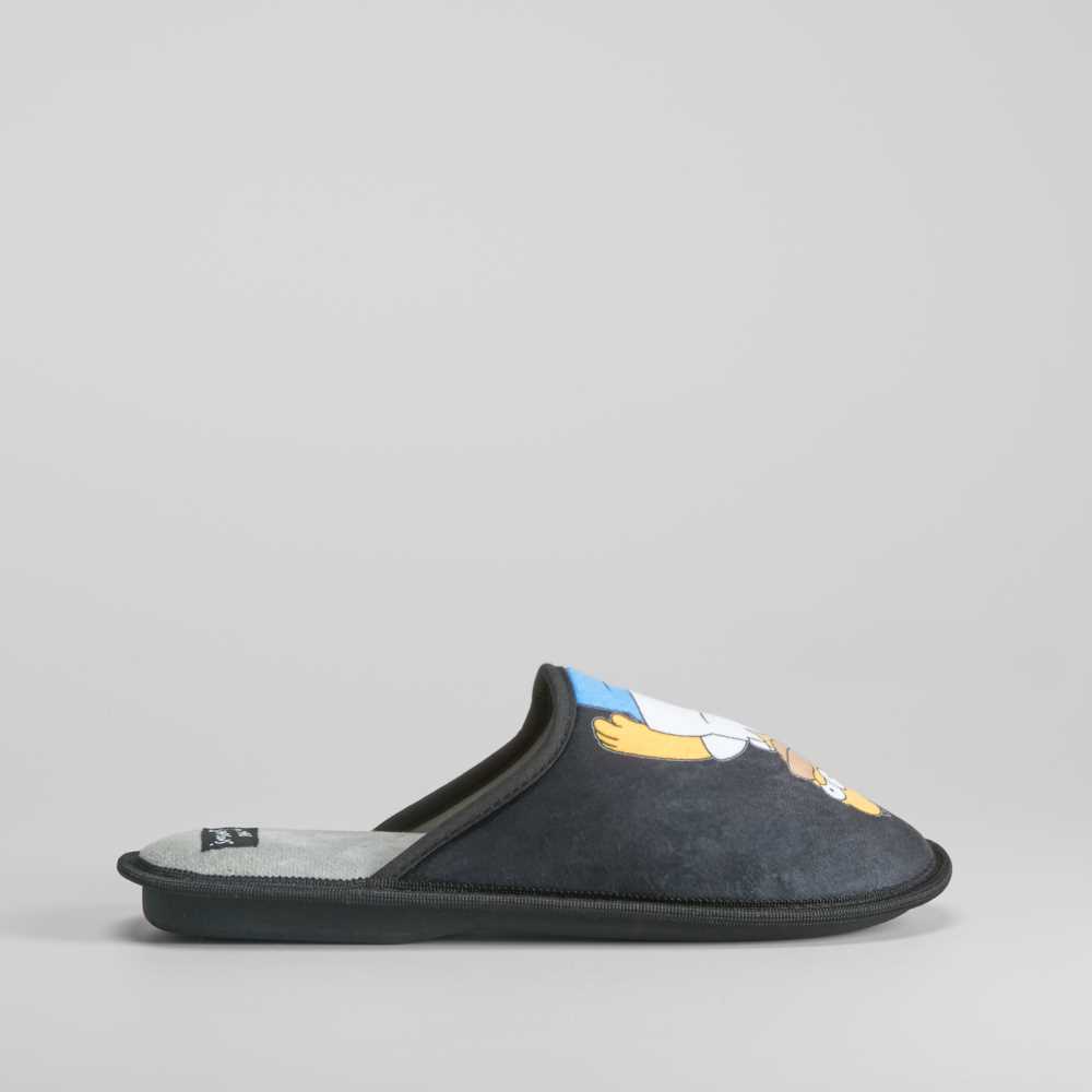 Zapatilla casa Homer negra SIMPSONS - Talla: 45