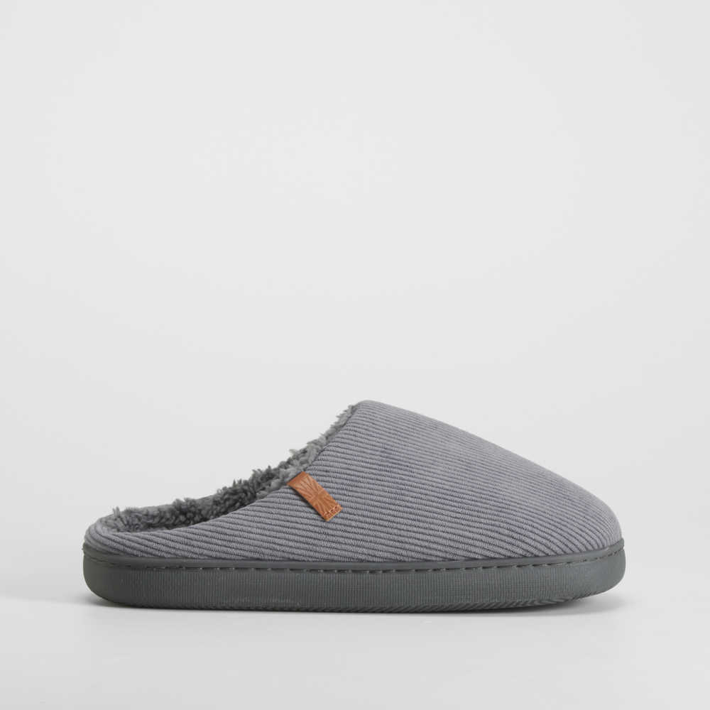 Zapatilla casa pana gris OLYNE - Talla: 42