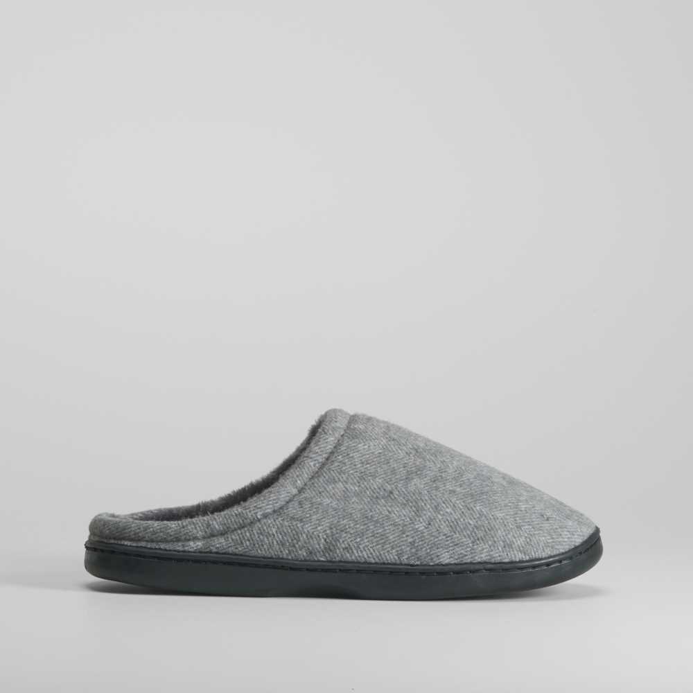 Zapatilla abierta gris espiga OLYNE - Talla: 43