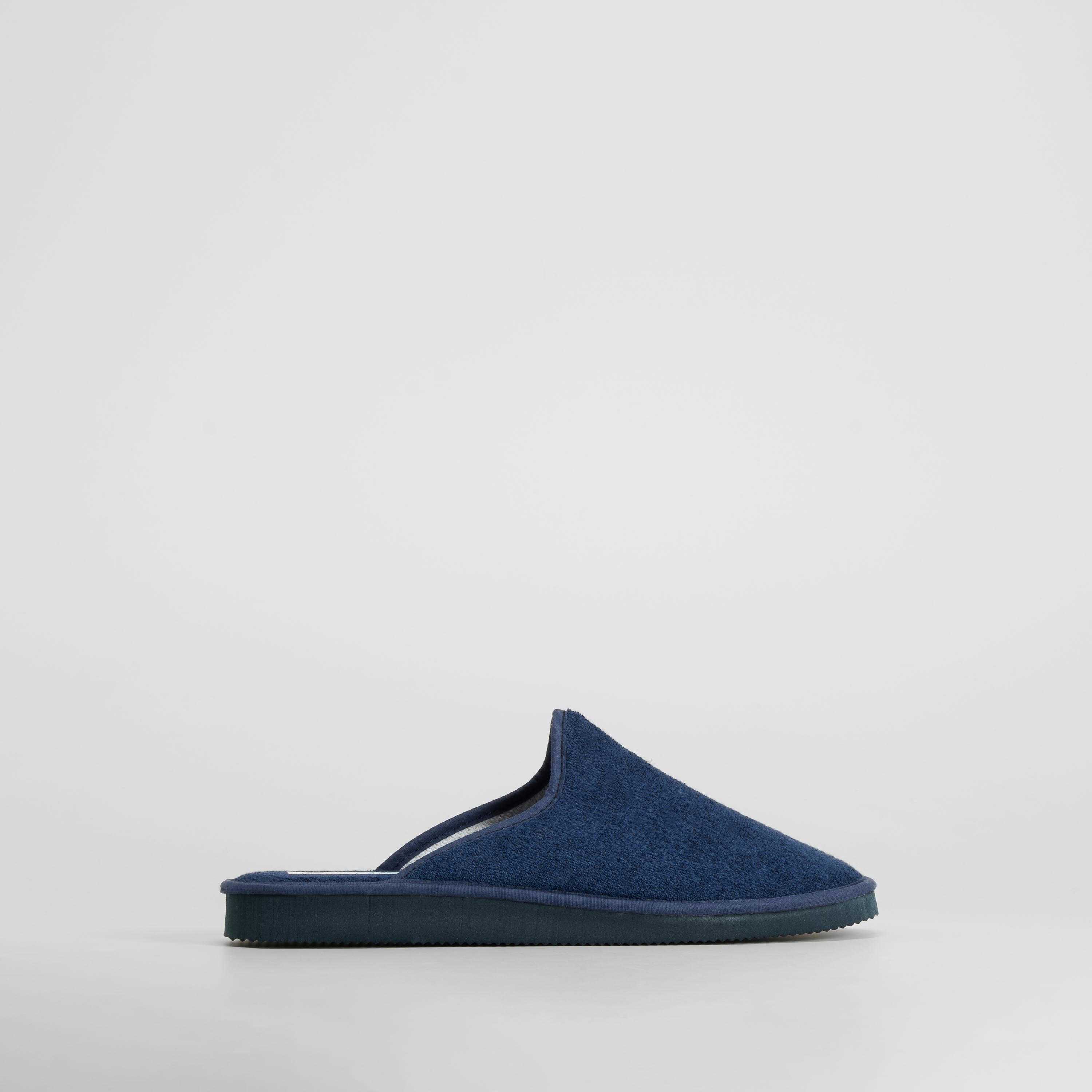 Zapatilla de casa abierta azul OLYNE - Talla: 45